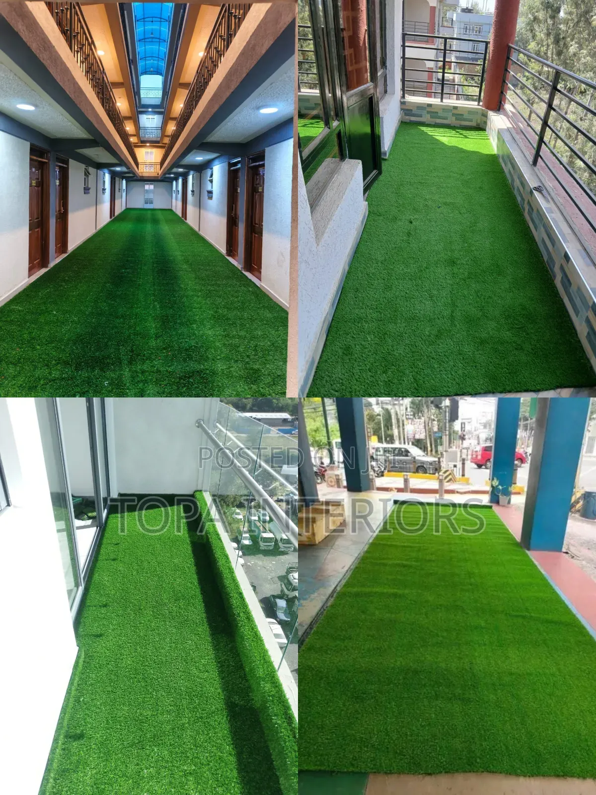 Indoor and Outdoor Garden Spaces Artificial Premium Grass Carpets