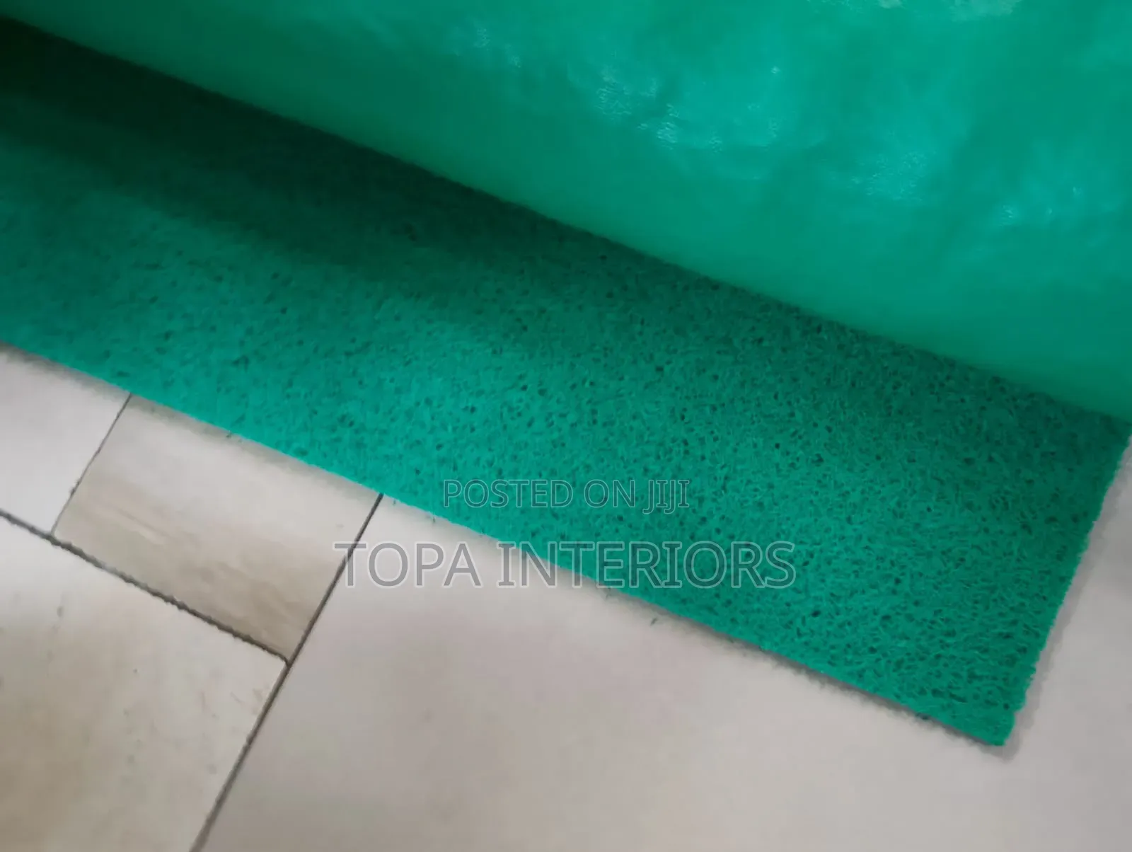 Green Outdoor and Indoor Antislip Floor Mats