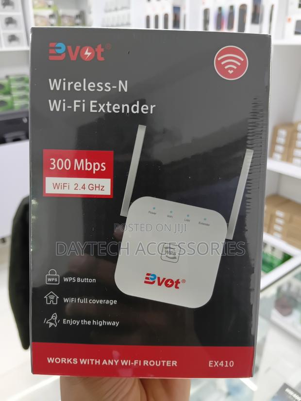 Bvot EX410 Wireless-N Wi-Fi Extender With Two External Antennas. - thumbnail 2