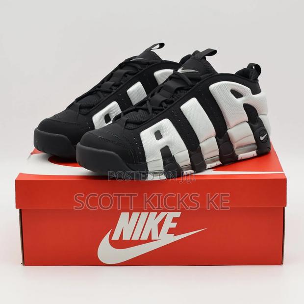 Nike Air More Uptempo Low in the "Black/Photon Dust"