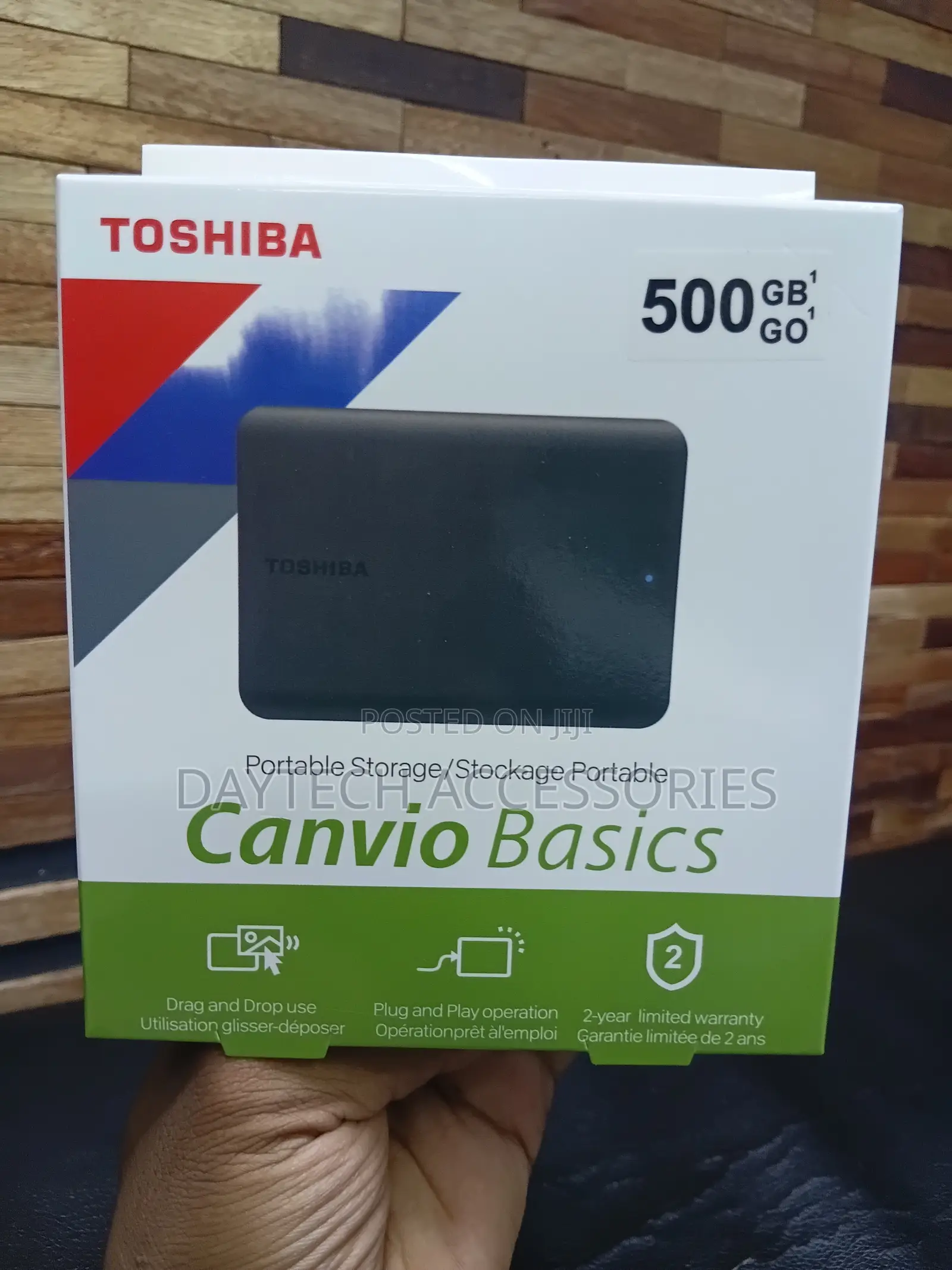 Toshiba Canvio Basics 500gb Portable HDD