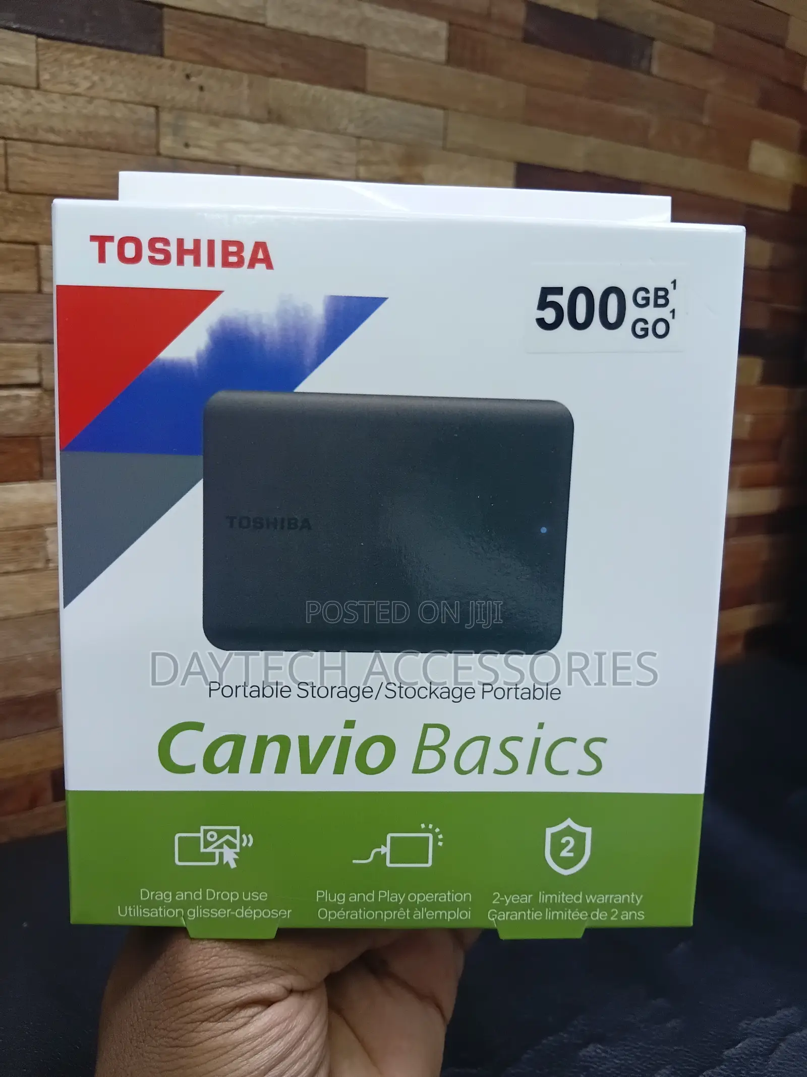 Toshiba Canvio Basics 500gb Portable HDD