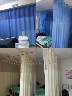 Nursing Area Cubicle Hospital Ward Partitioning Privacy Curtains
