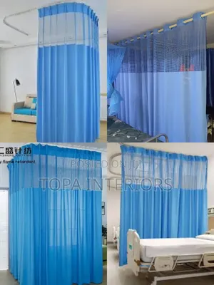 Private Cubes Airy Hospital Curtains for Patient Privacy