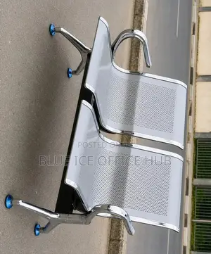 2 Seater Stainless Steel Waiting Bench