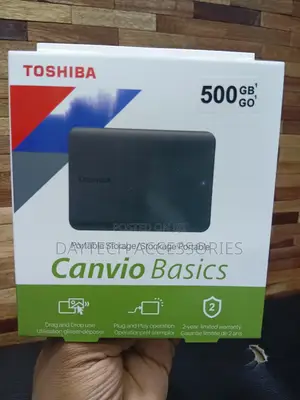 Toshiba Canvio Basics Portable Hard Drive 500GB