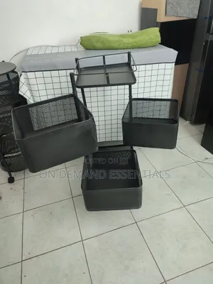 3 Tier Square Design Rotating Fruit Vegetable Rack