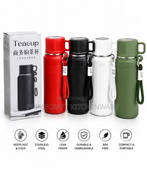 Vacuum Flask Tea Cup