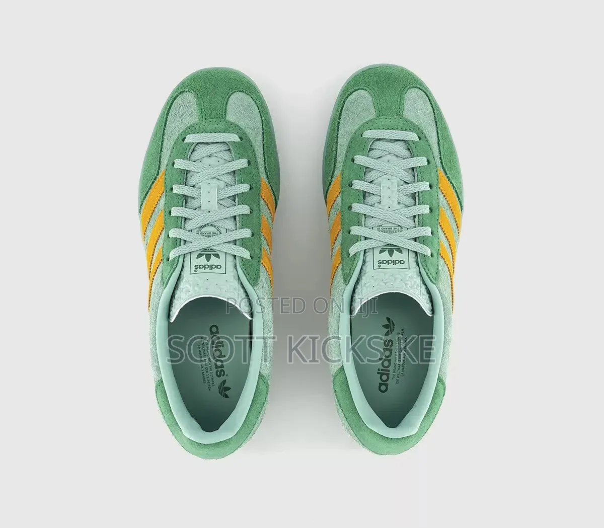 Adidas Gaezelle Indoor “Hazzy Green “
Quality Leather 