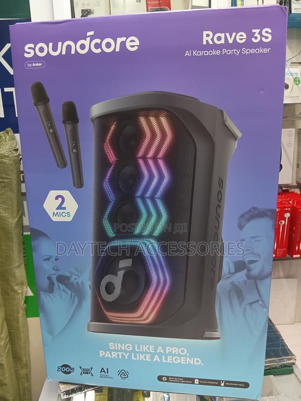 Anker Soundcore 3s Party Speaker With 2 Mics - Black - thumbnail 2
