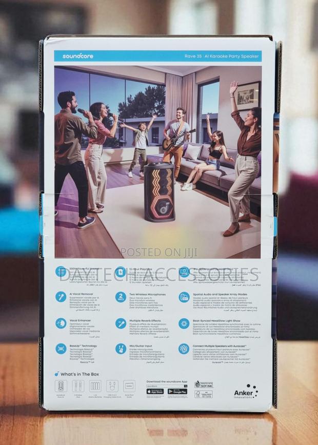 Anker Soundcore Rave 3S 200W Bluetooth Speaker. - thumbnail 2