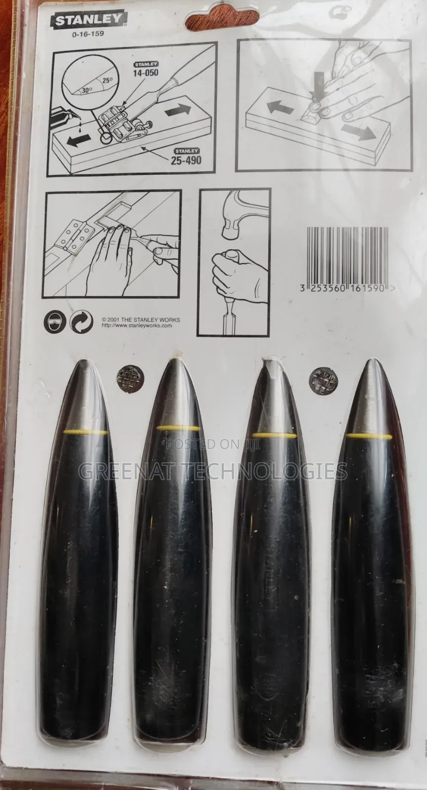 Stanley 4-Piece Wood Chisel Set 0-16-159