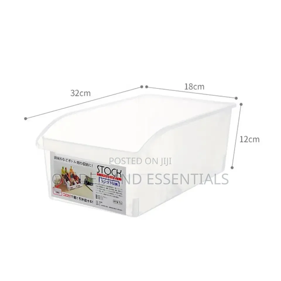 1pc Kitchen Refrigerator Drawer Storage Box