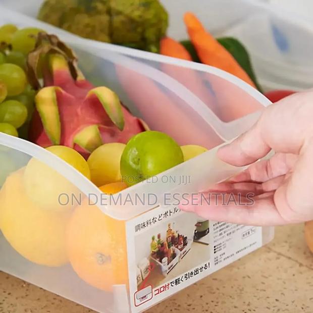 1pc Kitchen Refrigerator Drawer Storage Box - thumbnail 4
