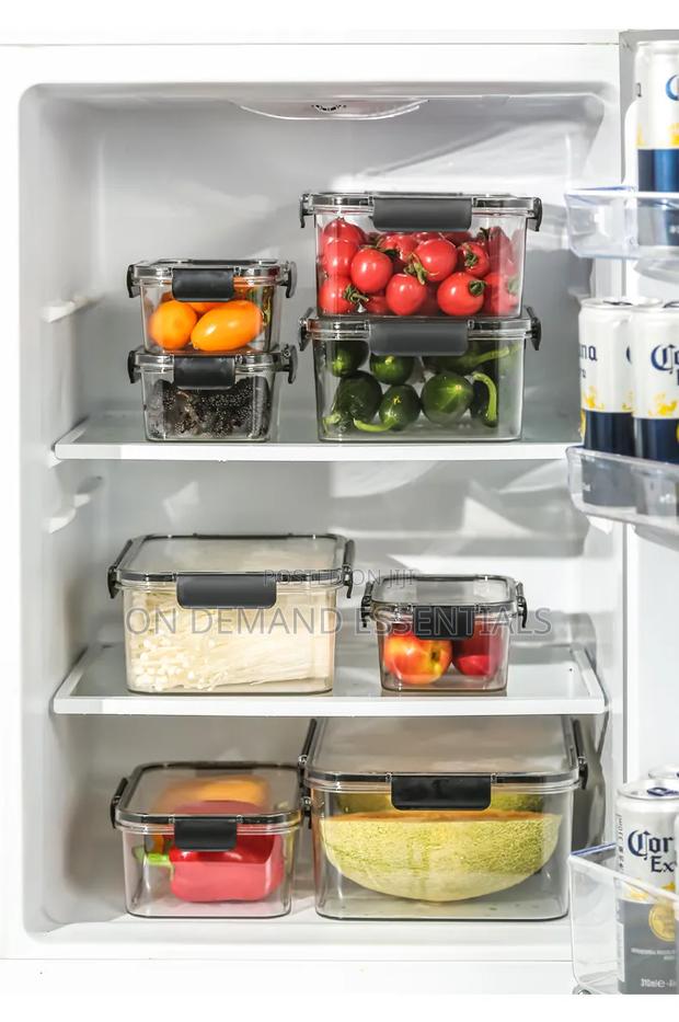 4pc Set Sealed Refrigerator Large Capacity Food Container Set - thumbnail 6