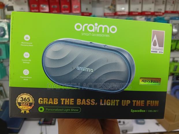 Oraimo SpaceBox 8W FM Wireless Speaker - Black - thumbnail 2