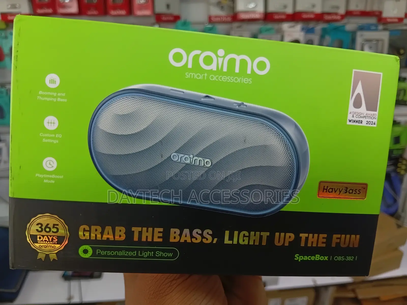 Oraimo SpaceBox FM Wireless Speaker OBS-382