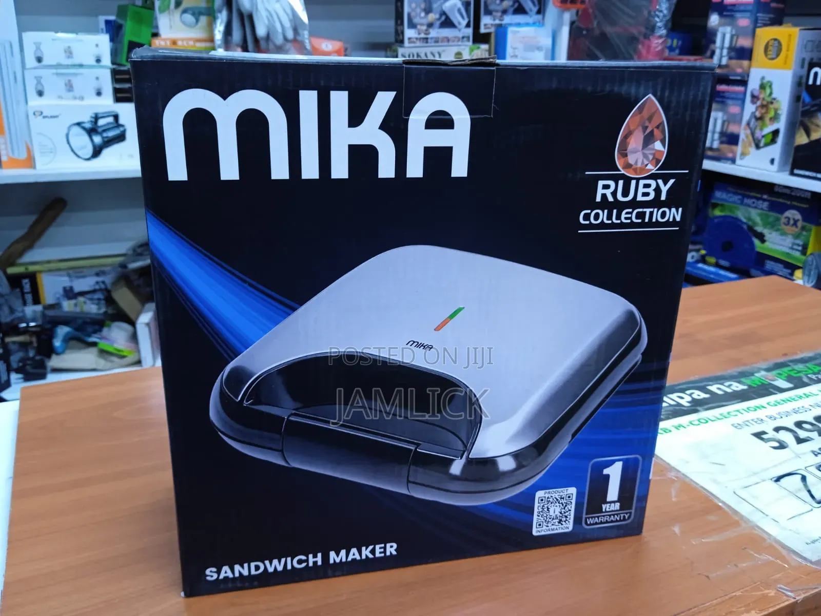 Mika 2-Slice Sandwich Maker - SW