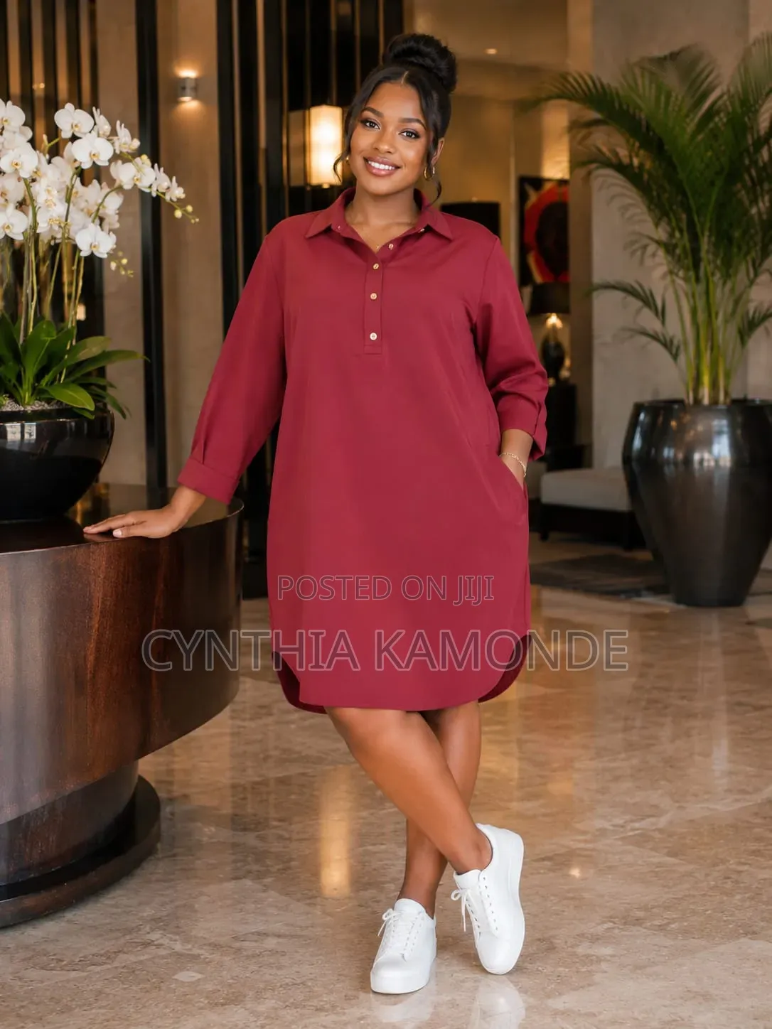 Elegant Shirt Dress