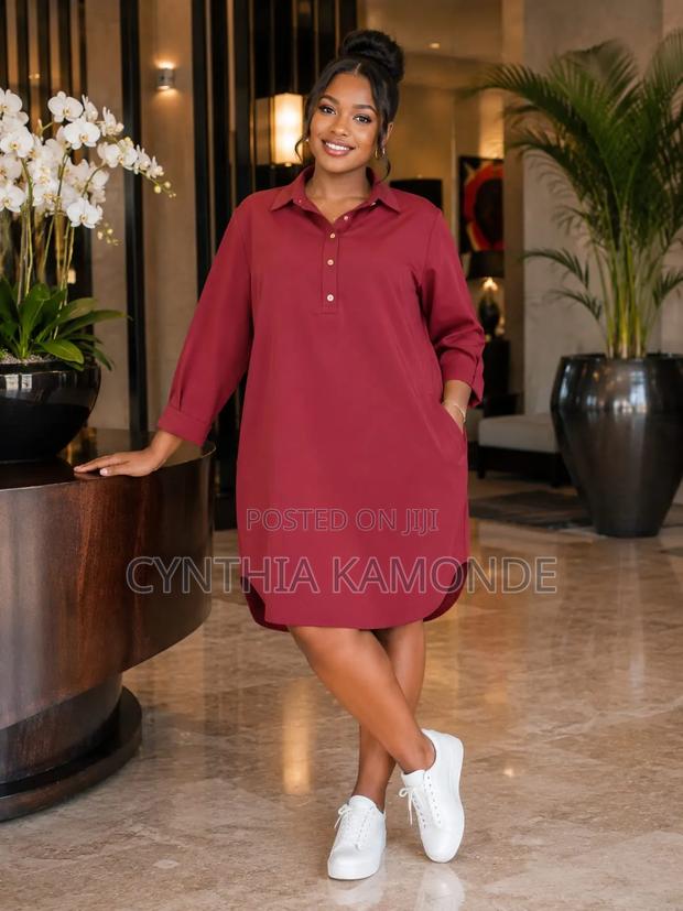 Elegant Shirt Dress - thumbnail 2