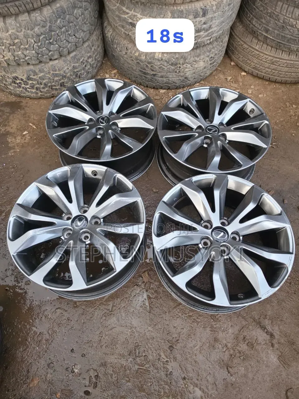 Harrier Lexus Size 18inch Wheels