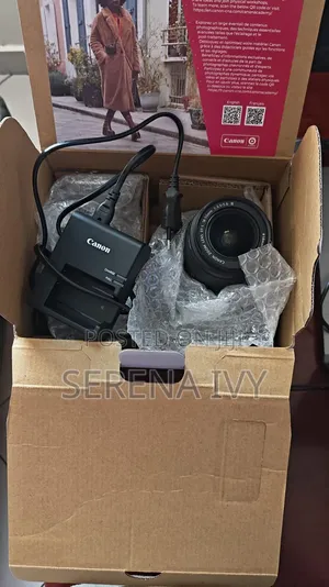 Canon EOS 4000D Camera With Card,lense, Battery and Charger