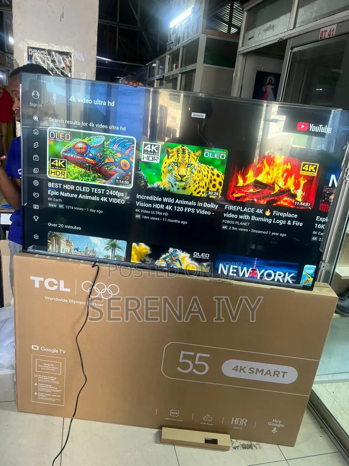TCL 55inch C6K QD Miniled With Speakers Smart Android TV