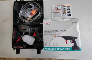 LAC Battery Powered Car Wash Gun Cordless Pressure Washer - Ab