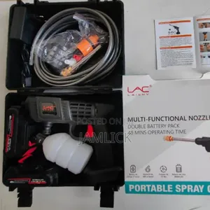 LAC Battery Powered Car Wash Gun Cordless Pressure Washer - Ab