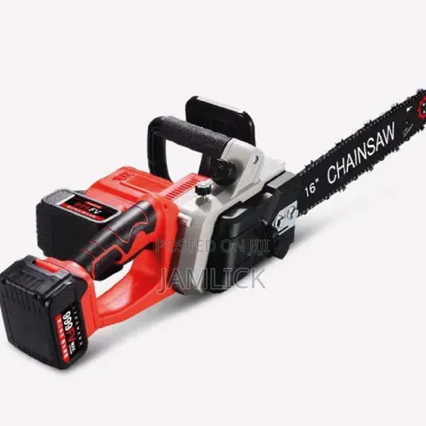 LAC Battery Powered Double Chain Saw Cordless Electric Chainsaw - AB
