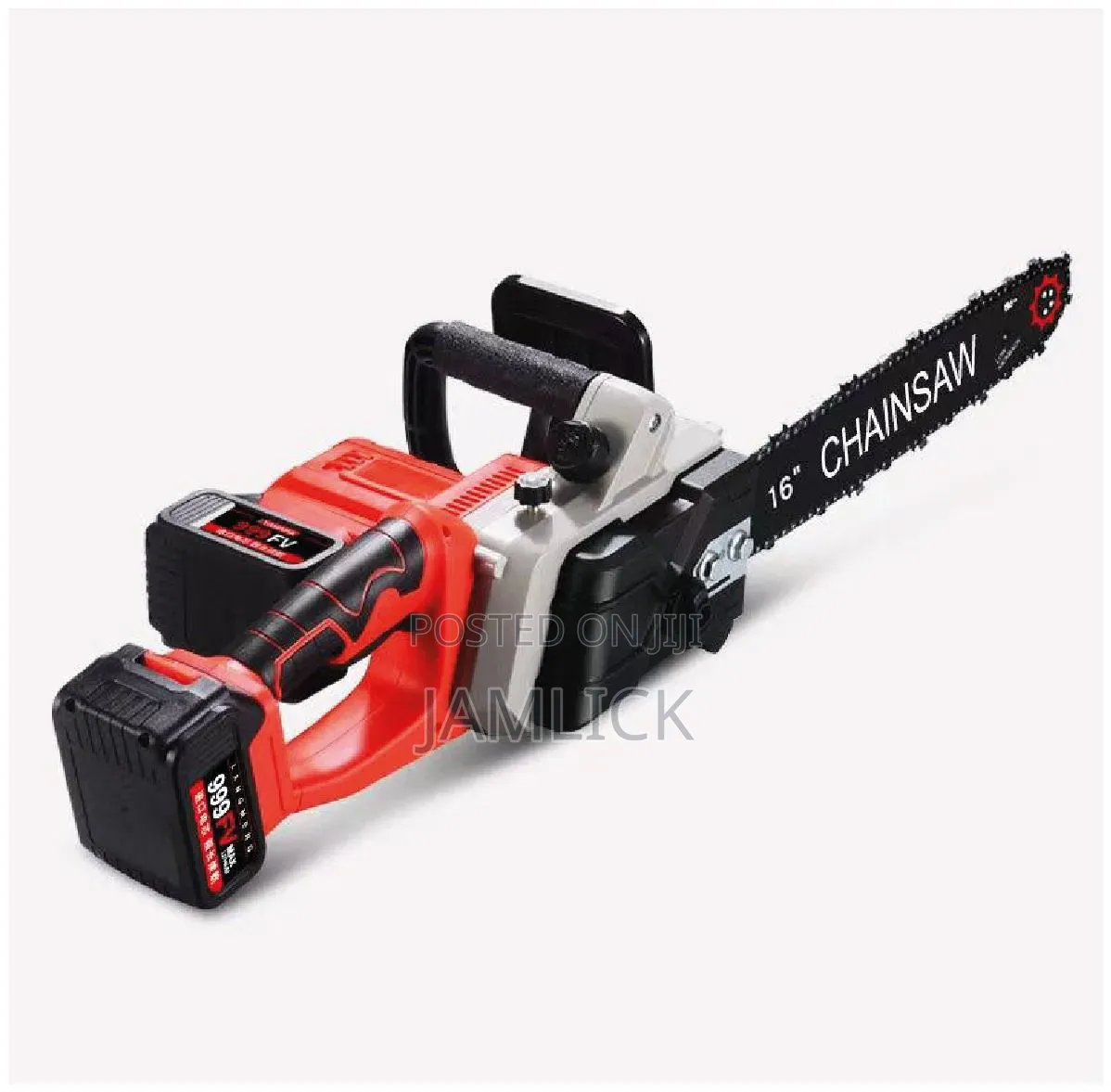 LAC Battery Powered Double Chain Saw Cordless Electric Chainsaw - AB