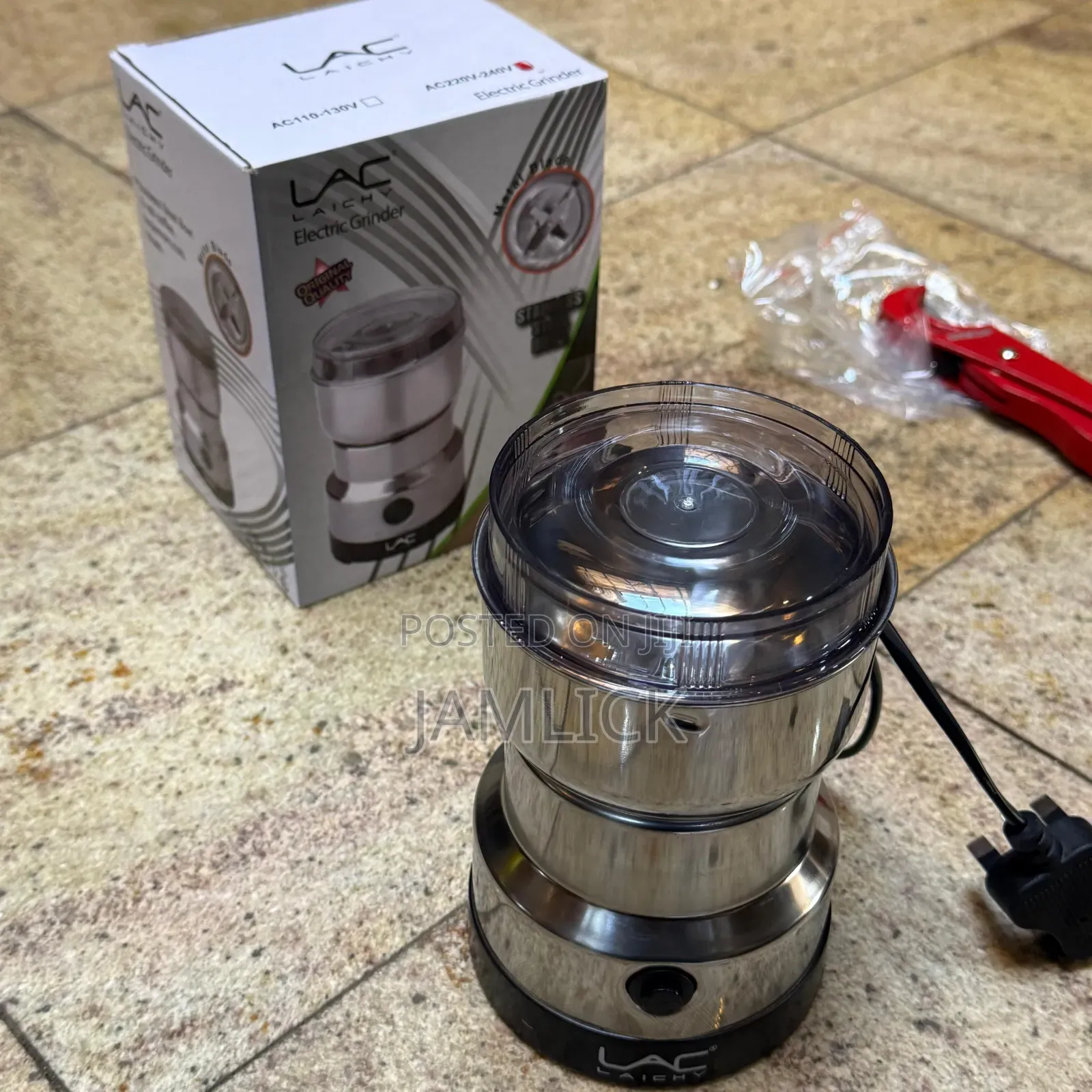 LAC Electric Coffee Grinder Stainless Steel Spice Coffee Mill - AB