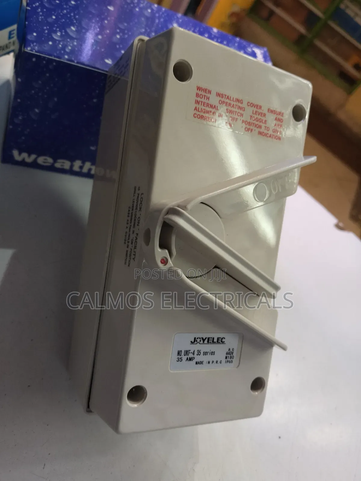 Weather Proof Isolator Switch 35a 4pole