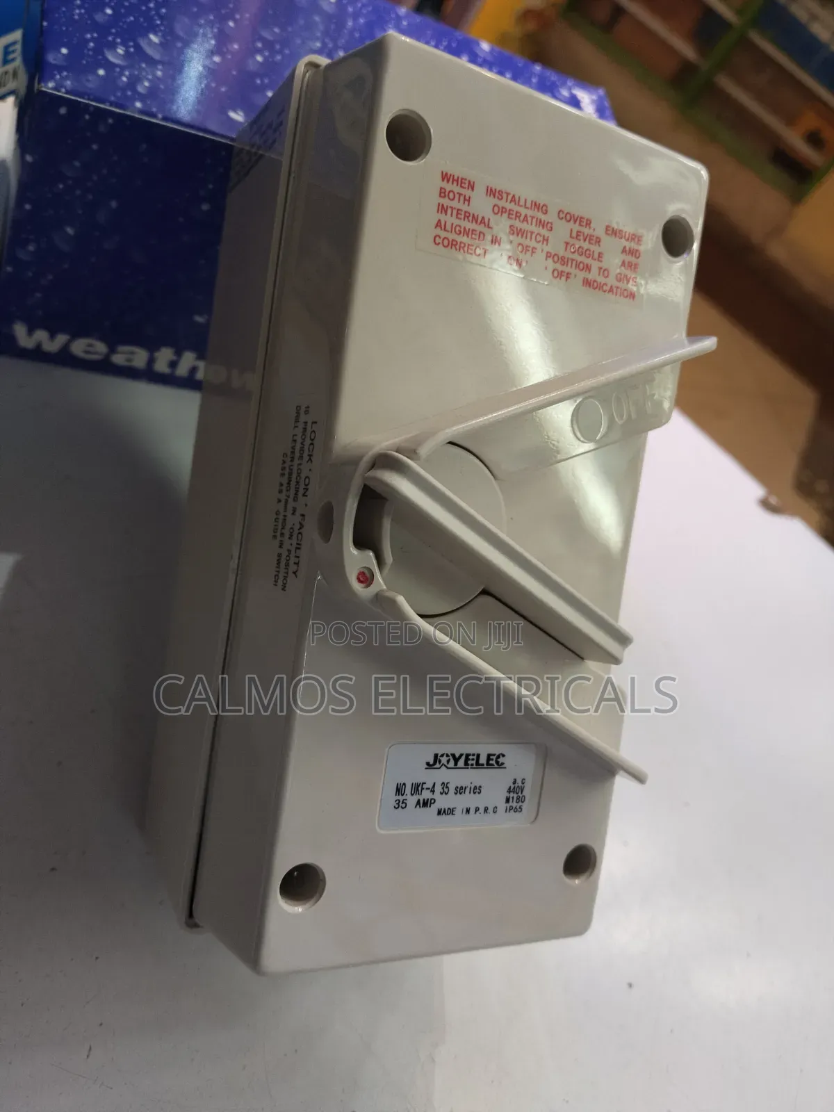 Weather Proof Isolator Switch 35a 4pole