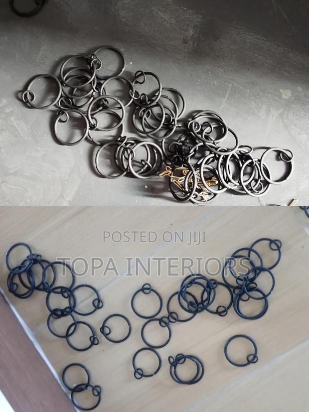Curtain Pole Rings Rod Accessories - thumbnail 2