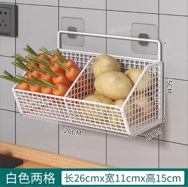 Wall Mounted Kitchen Storage Basket - main view