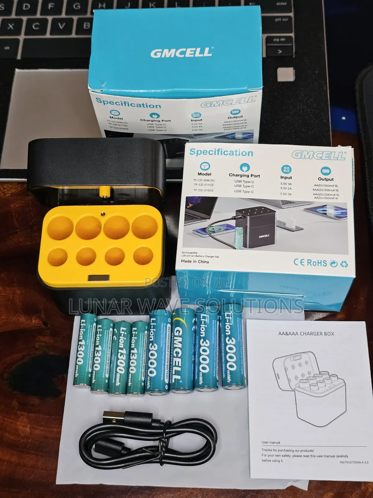 3000mwh Double a and Triple a Batteries Rechargeable