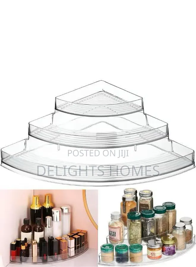 *3 Tier Multipurpose Shelf PET Cosmetic Organizer_hg