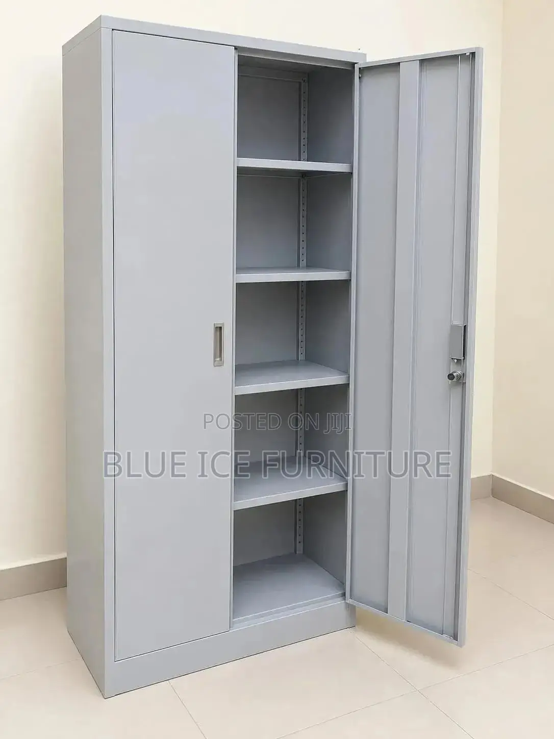 Steel Office Storage Cabinet -2 Door Lockable
