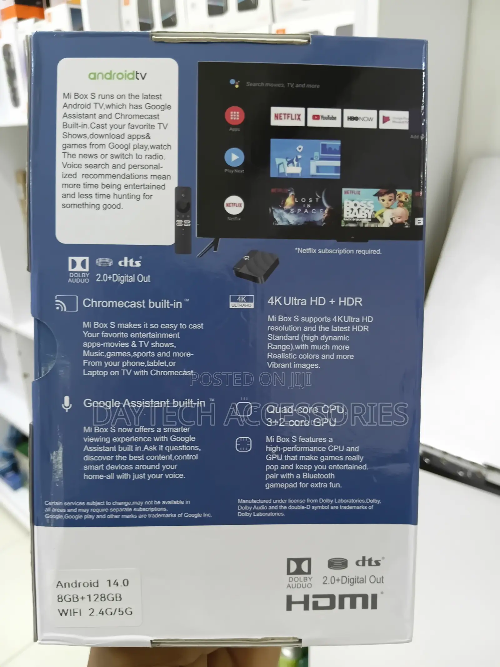 Q3 Box S Smart Android TV Box 8GB 128GB Android 14
