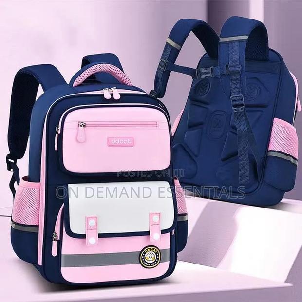 Waterproof Pink and Blue Orthopedic Backpack Size 42*20*30cm - thumbnail 2