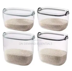 Acrylic Rice/Cereal Airtight Storage Containers. Comes With a Scoop