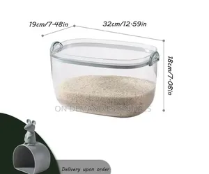 Acrylic Rice/Cereal Airtight Storage Containers. Comes With a Scoop