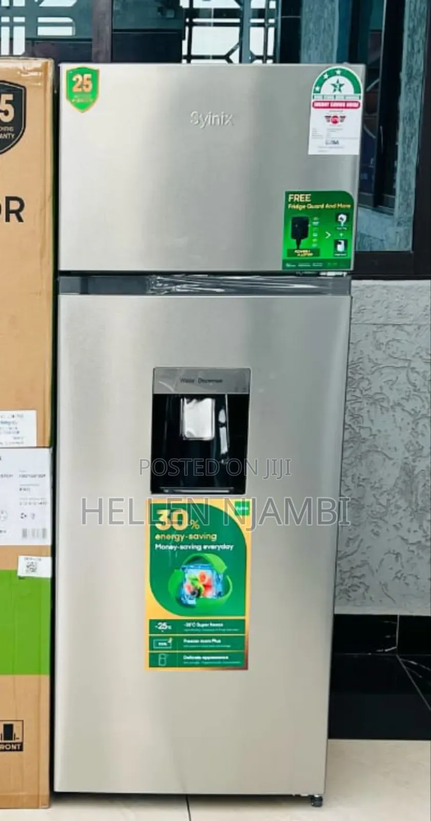 Syinix Fridge 210L With Water Dispenser