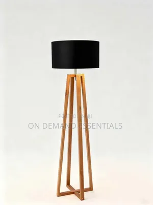 Wooden Floor Lamp Size: 40 × 150cm