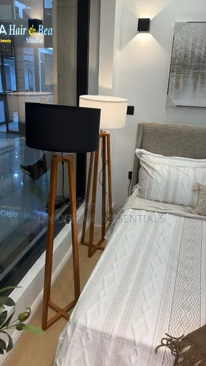 Wooden Floor Lamp Size: 40 × 150cm