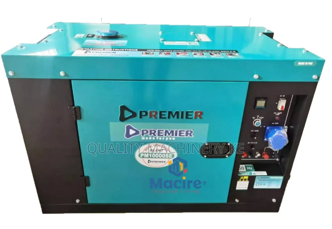 Heavy-Duty Premier 10.5kva Silent Diesel Generator