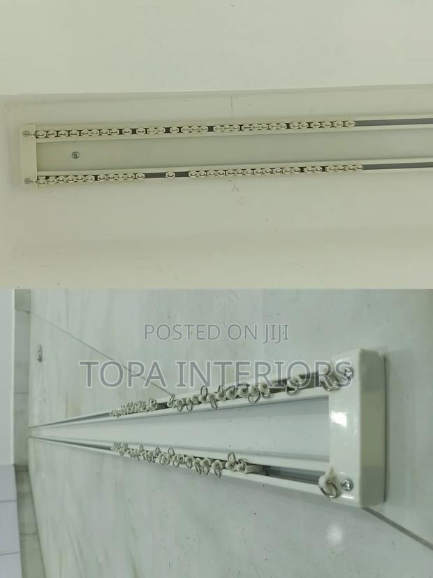 Modern Durable Double Curtain Rail Track