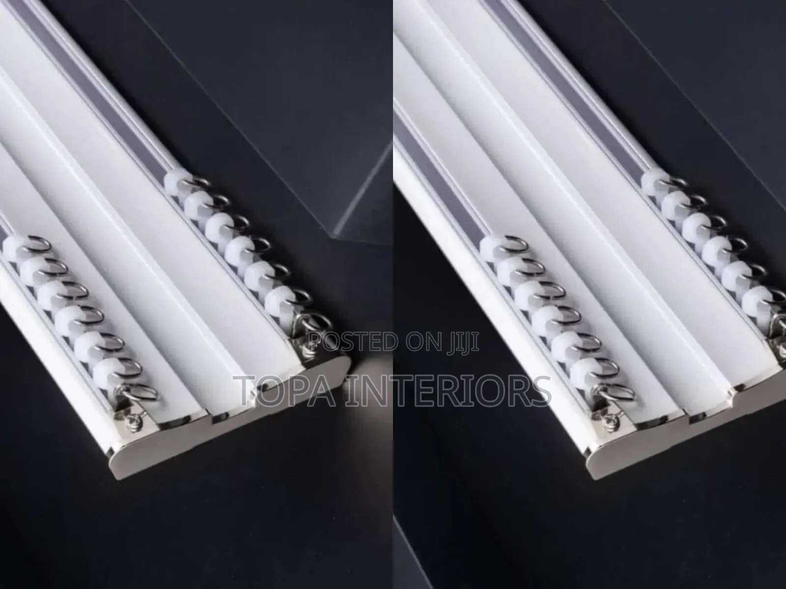 Modern Durable Double Curtain Rail Track
