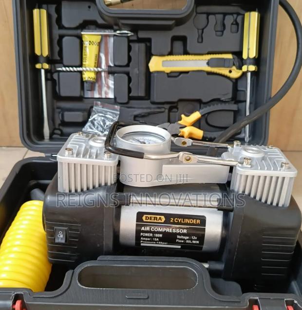 DERA 2-Cylinder Portable Air Compressor